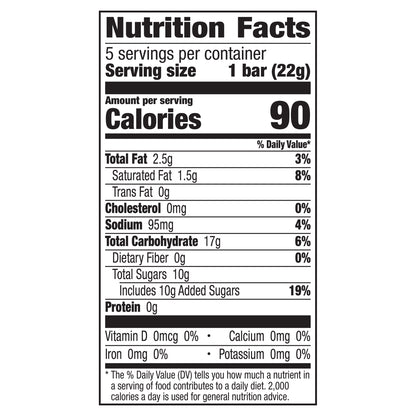 Annie's Birthday Cake Crispy Snack Bars, Gluten Free, 5 Bars, 3.9 oz