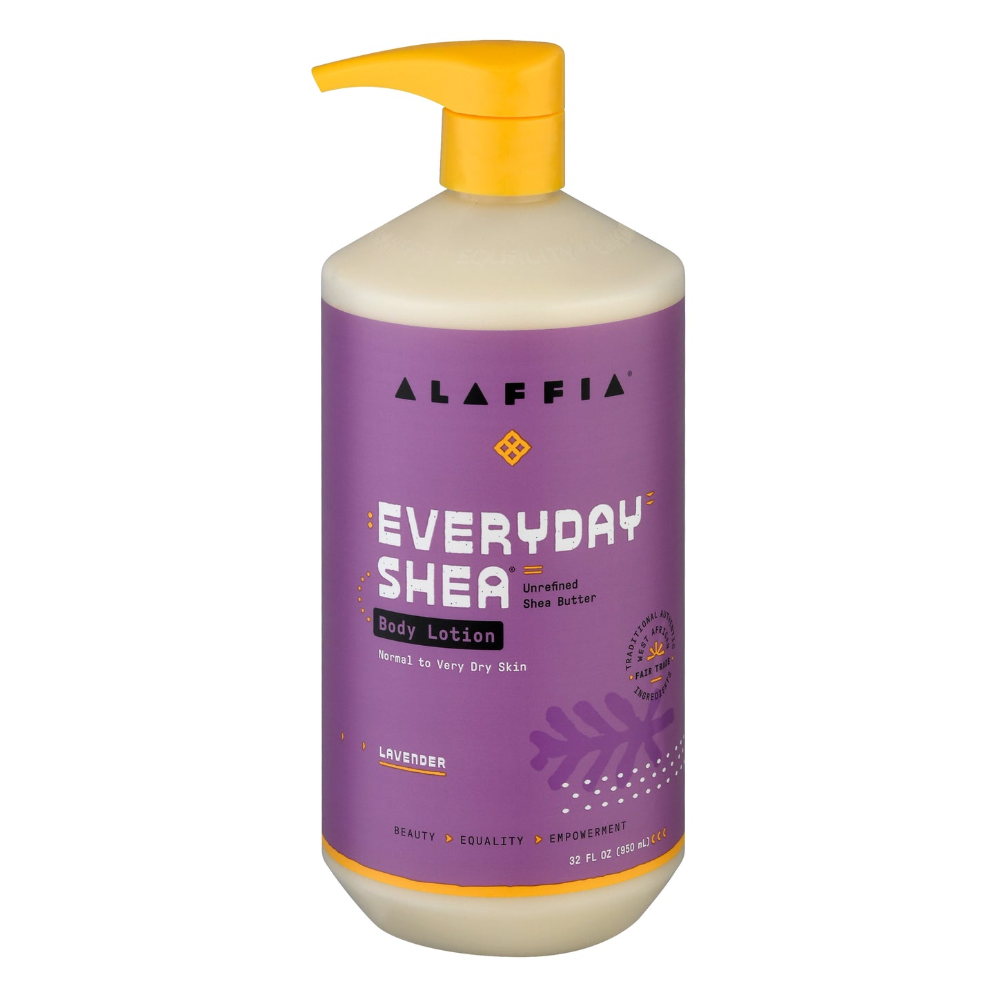 Alaffia EveryDay Shea Lavender Body Lotion 32 oz