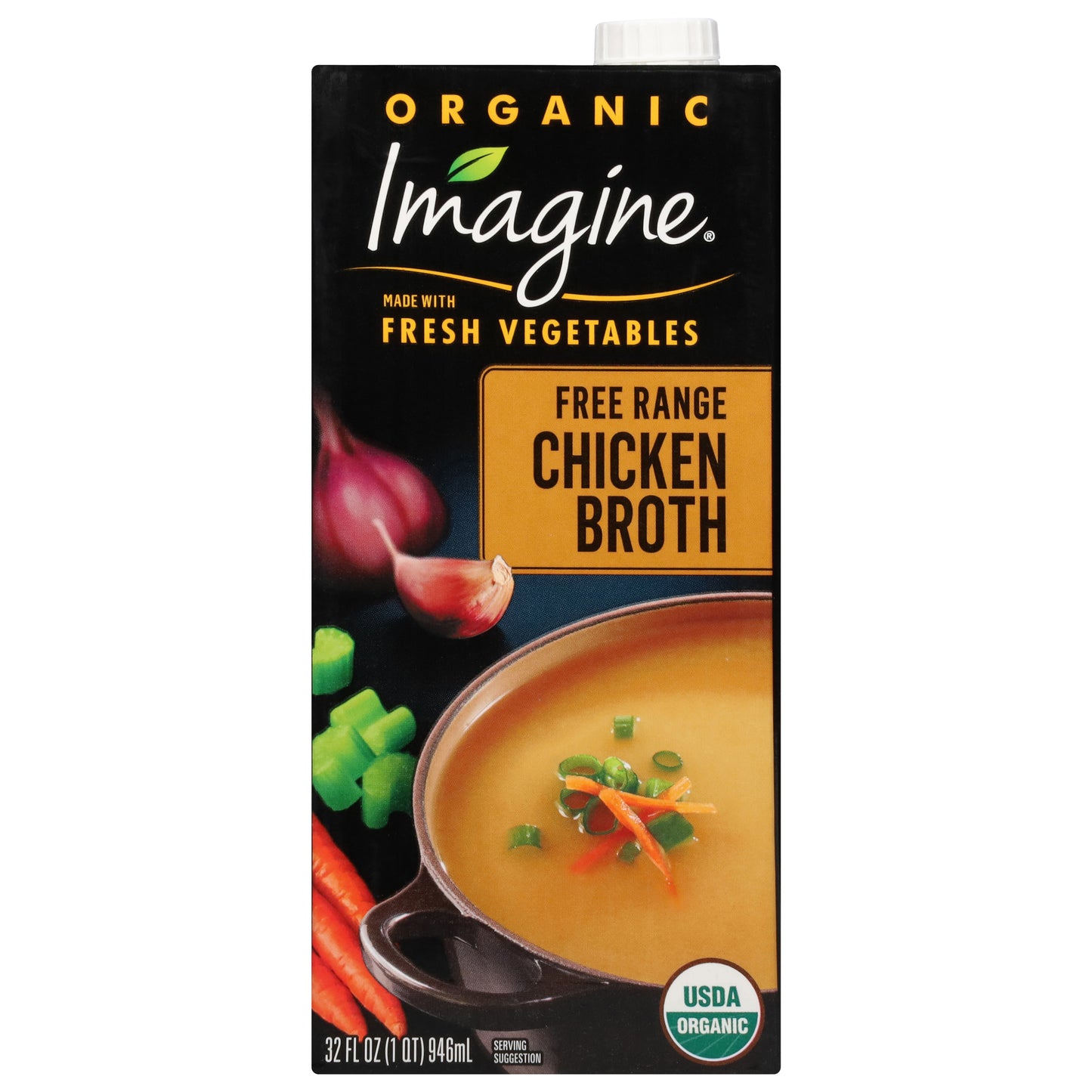 Imagine Organic Free Range Chicken Broth 32 fl oz