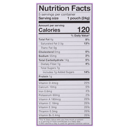 MadeGood Soft Baked Double Chocolate Mini Cookies 5 - 0.85 oz Packs