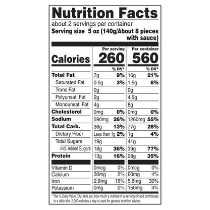 Gardein Mandarin Orange Crispy Plant-Based Chick'n, Vegan, Frozen, 10.5 oz.