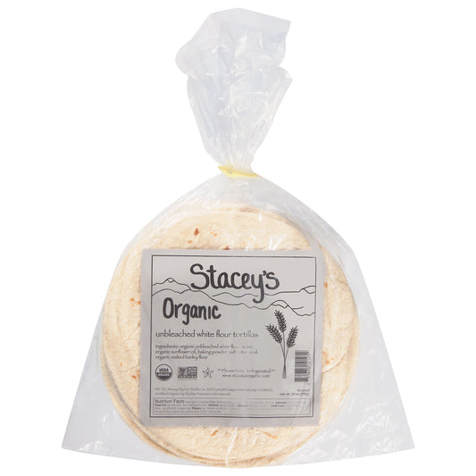 Stacey's White Flour Unbleached Organic Tortillas 10 ea