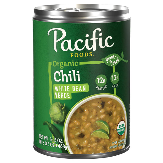 Pacific Foods Chili Organic Wheat Bean Verde Soup 16.5 oz