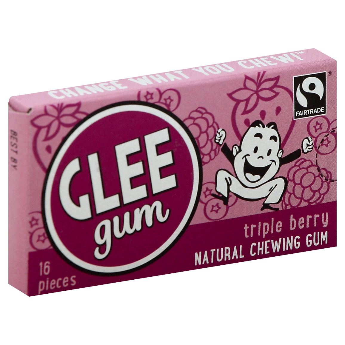 Glee Gum Chewing Gum 16 ea - Triple Berry