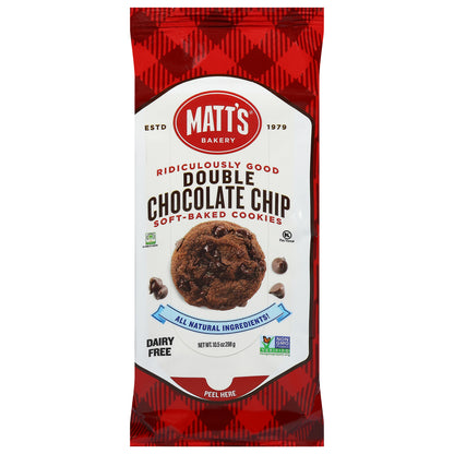 Matt's Bakery Soft-Baked Double Chocolate Chip Cookies 10.5 oz