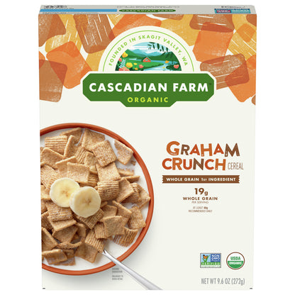 Cascadian Farm Organic Graham Crunch Cereal, 9.6 oz.