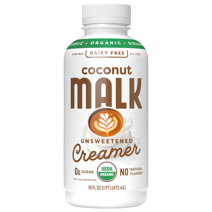 MALK Organic Non-Dairy Unsweetened Coconut Milk Creamer