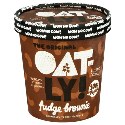 Oatly Non-Dairy Fudge Brownie Frozen Dessert 1 pt