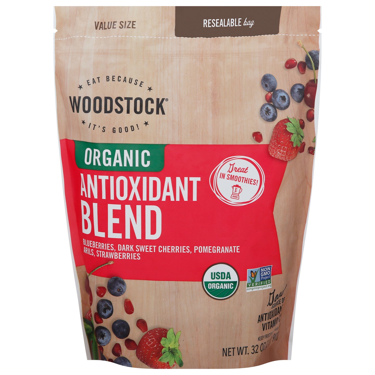 Woodstock Value Size Organic Antioxidant Blend 32 oz