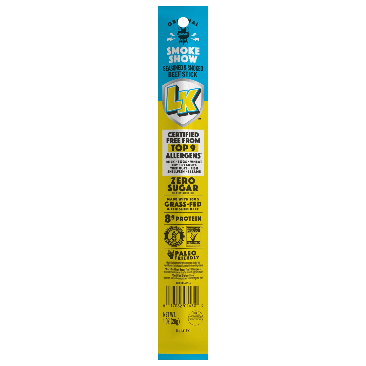 1oz Lorissa's Kitchen Original Beef Stick 1/1 Count