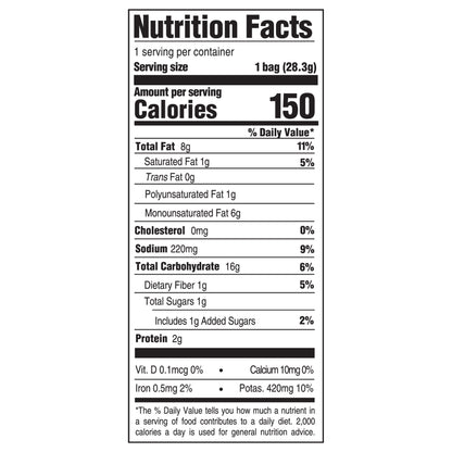 BC 1 oz AVO Oil Hickory BBQ Kettle Chip