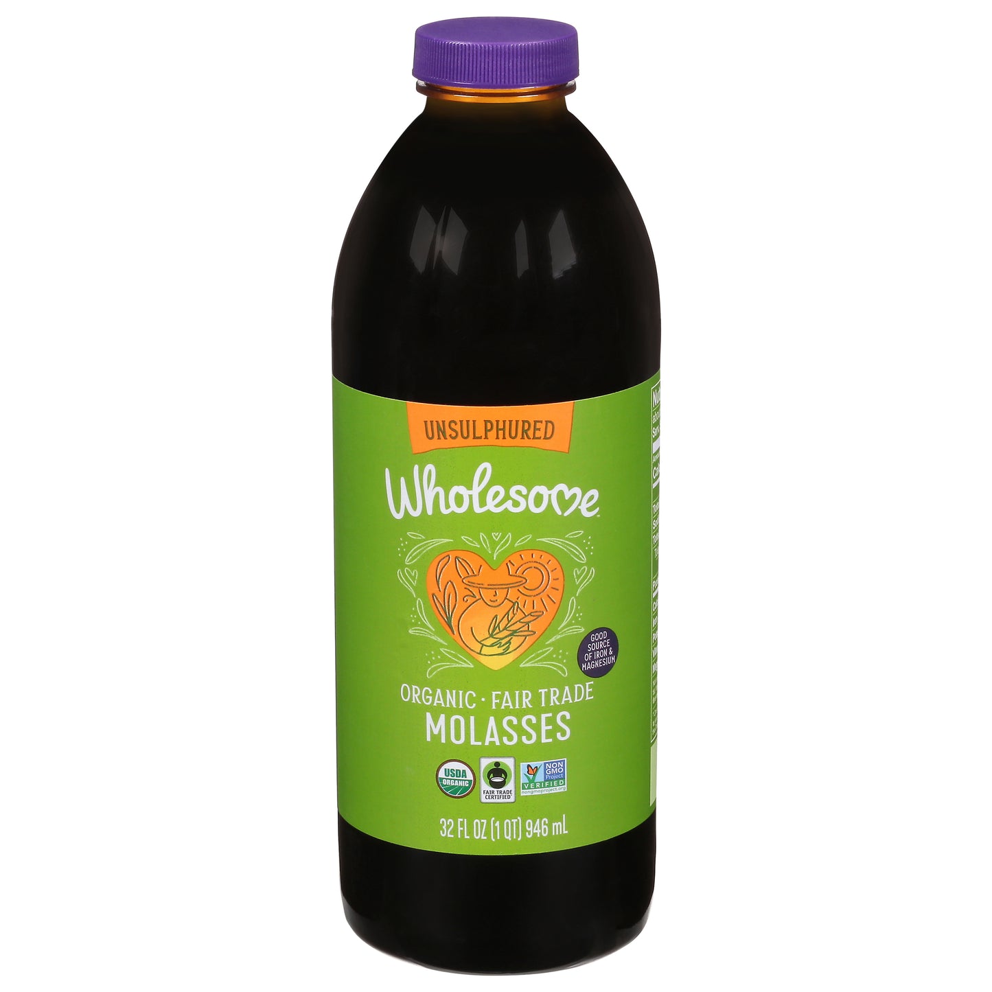 Wholesome Unsulphured Organic Molasses 21 fl oz