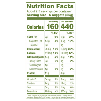 Applegate Natural Gluten-Free Chicken Nuggets, 8oz (Frozen)