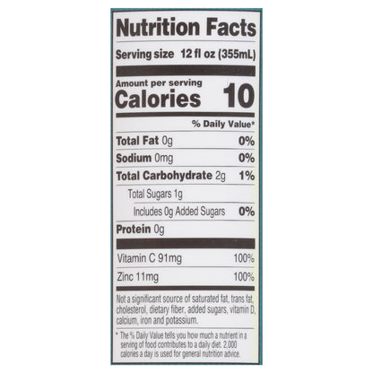 Zyn Turmeric Wellness Lemon Ginger Flavor Antioxidant Drink 12 fl oz