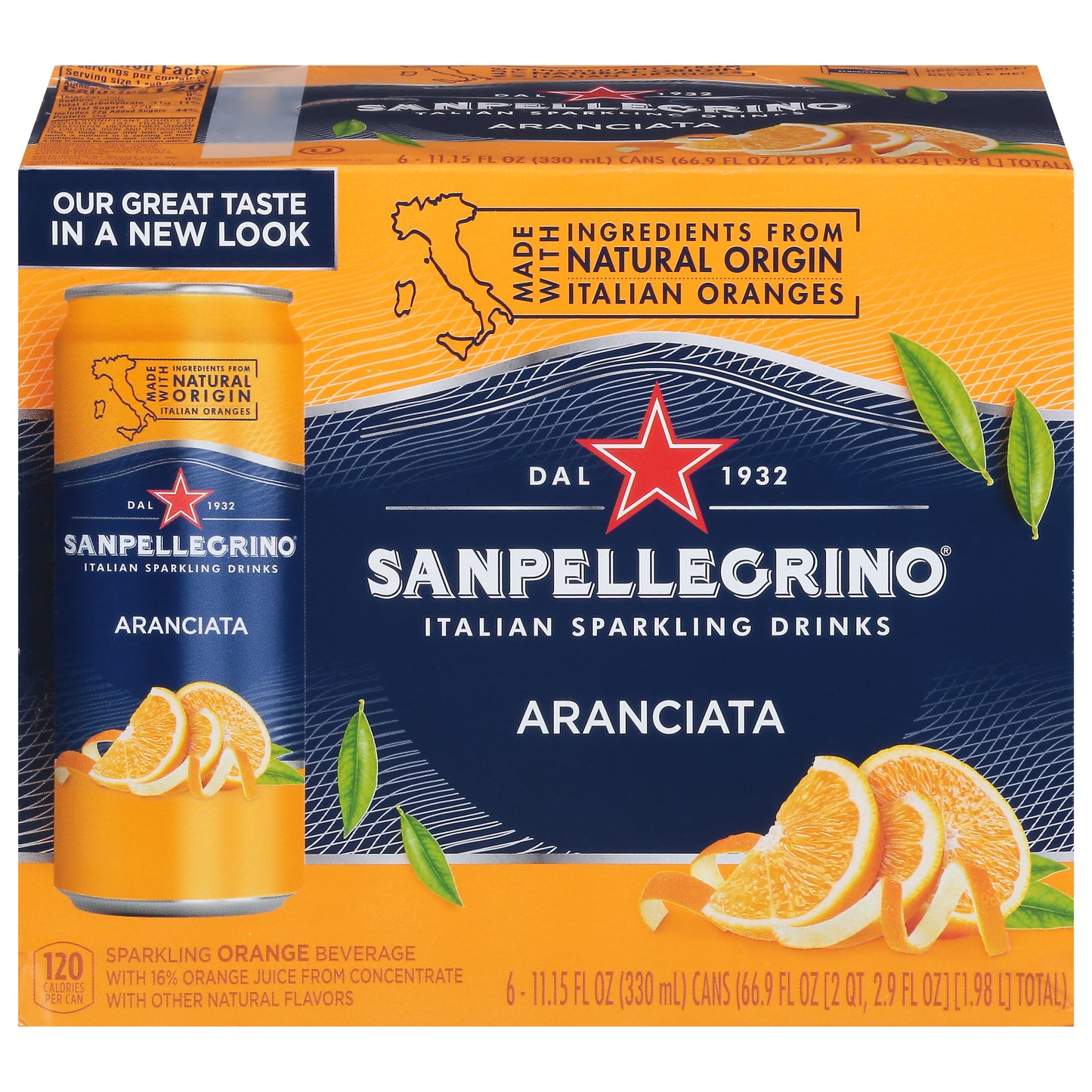 Sanpellegrino Ananciata 6 - 11.15 fl oz Cans