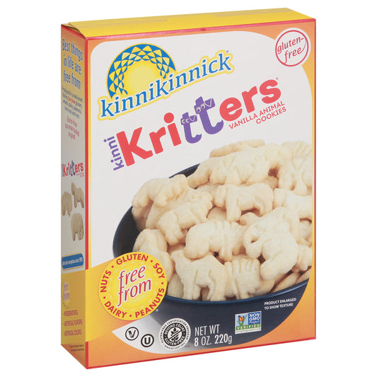 Kinnikinnick Kinni Kritters Vanilla Animal Cookies 8 oz