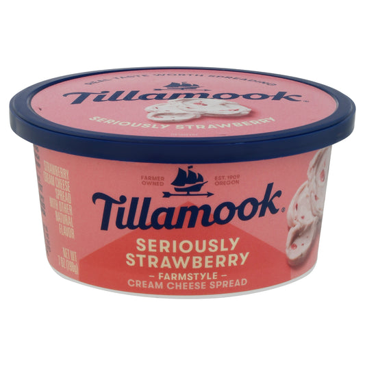Tillamook Farmstyle Seriously Strawberry Cream Cheese Spread 7 oz