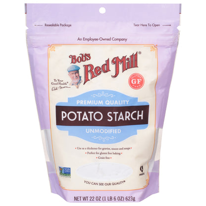 Bob's Red Mill Unmodified Premium Quality Potato Starch 22 oz