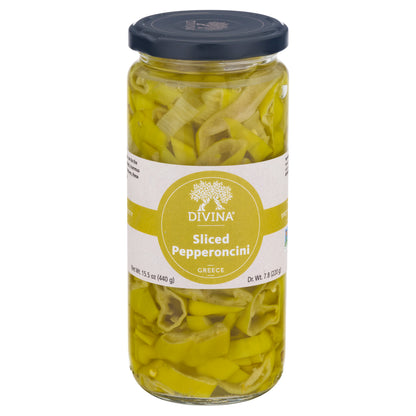 Divina Sliced Pepperoncini 15.5 oz