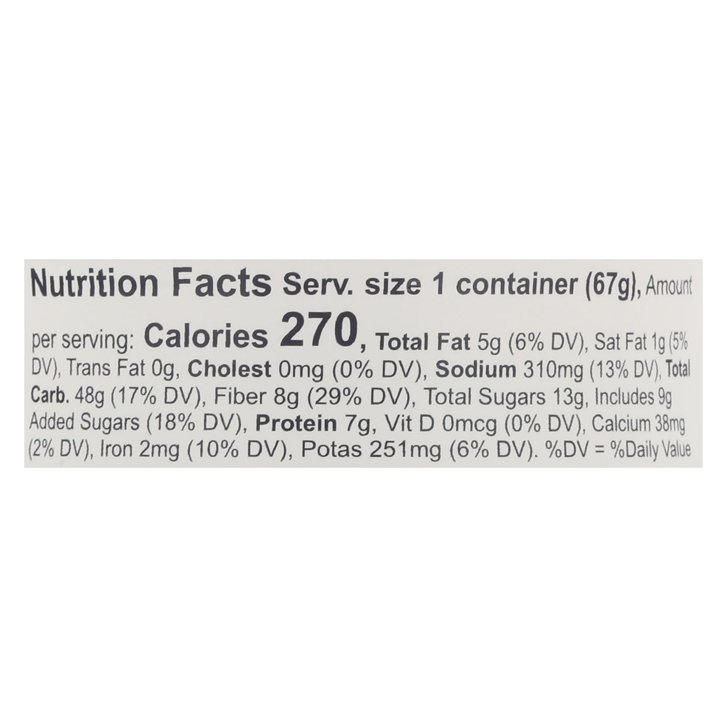 Bob's Red Mill Gluten Free Apple Pieces & Cinnamon Oatmeal with Flax & Chia 2.36 oz