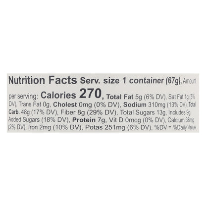 Bob's Red Mill Gluten Free Apple Pieces & Cinnamon Oatmeal with Flax & Chia 2.36 oz