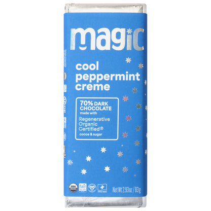 Magic 70% Dark Cool Peppermint Creme Chocolate 2.93 oz