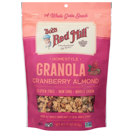 Bob's Red Mill Homestyle Cranberry Almond Granola 11 oz