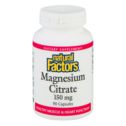 Natural Factors Magnesium Citrate 90 ea