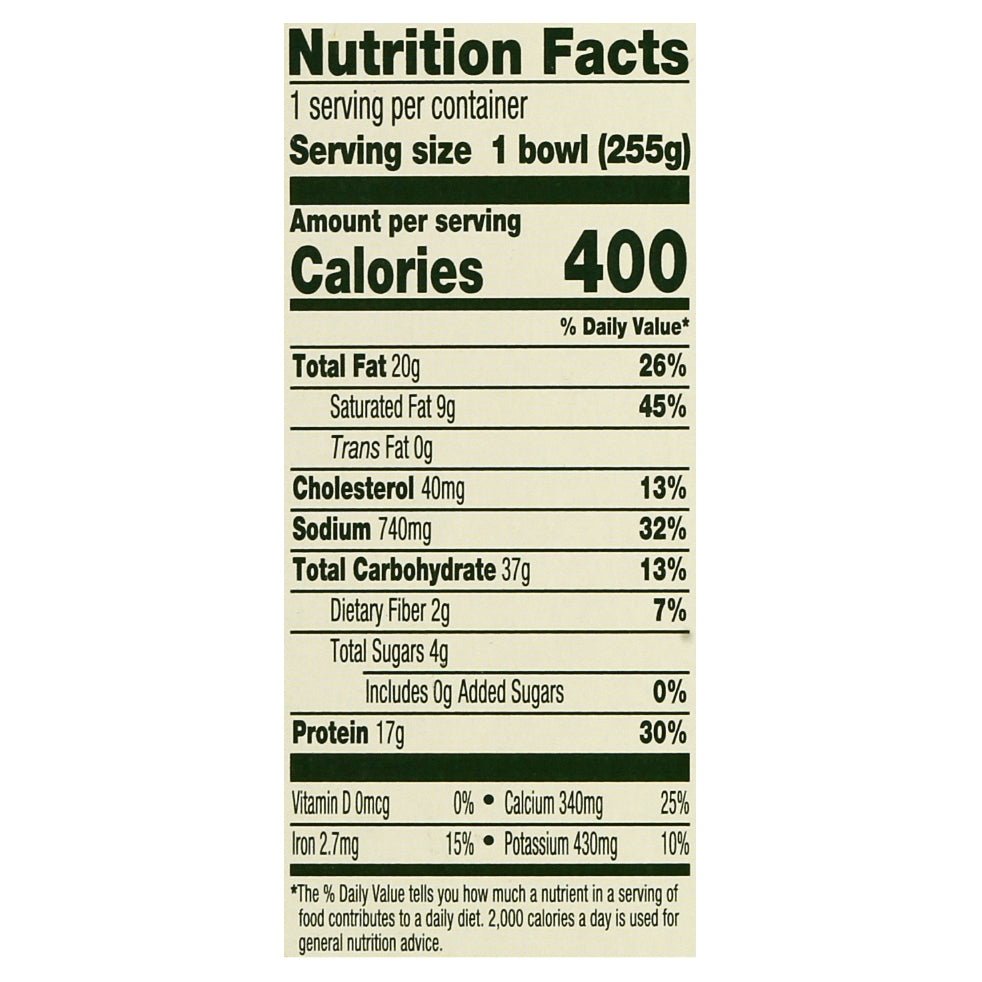 Amys Casserole Chile Relleno Bowls 9 oz