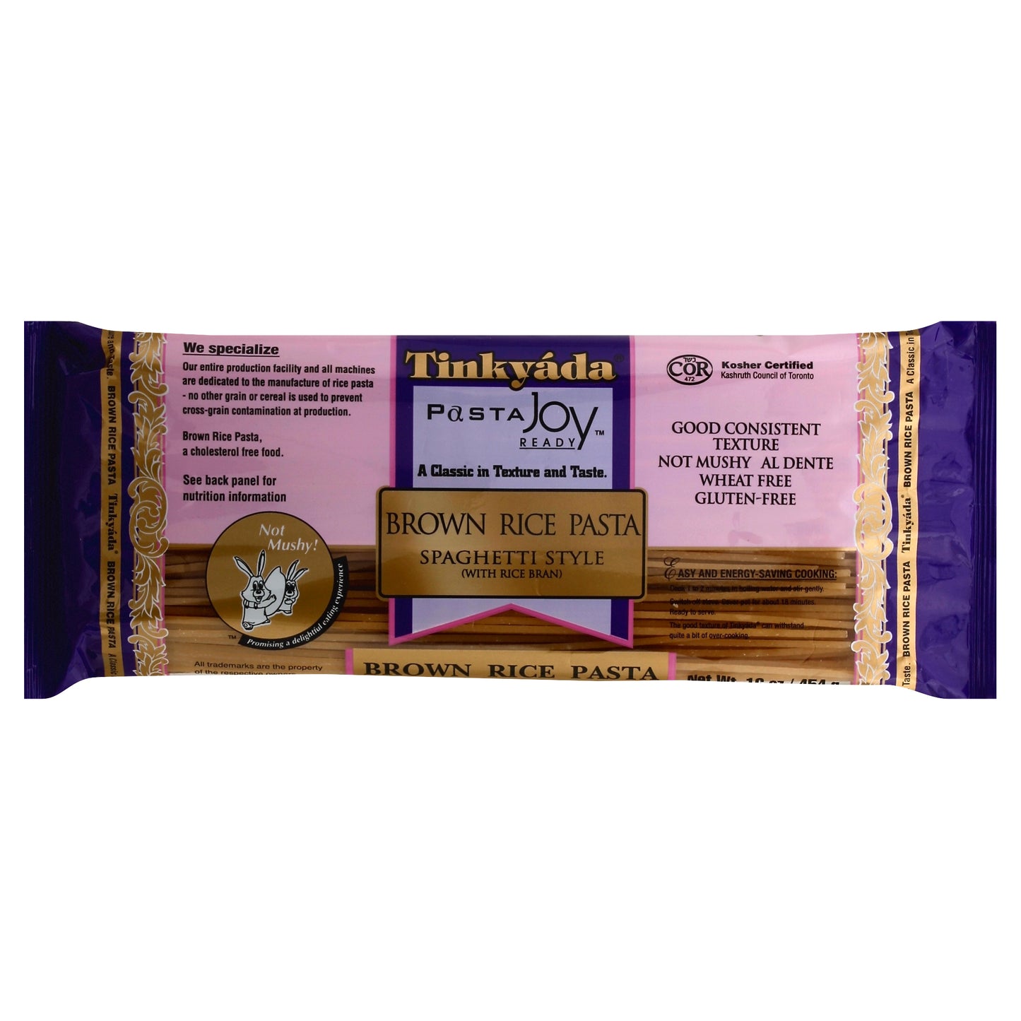 Tinkyada Brown Rice Pasta 16 oz - Spaghetti