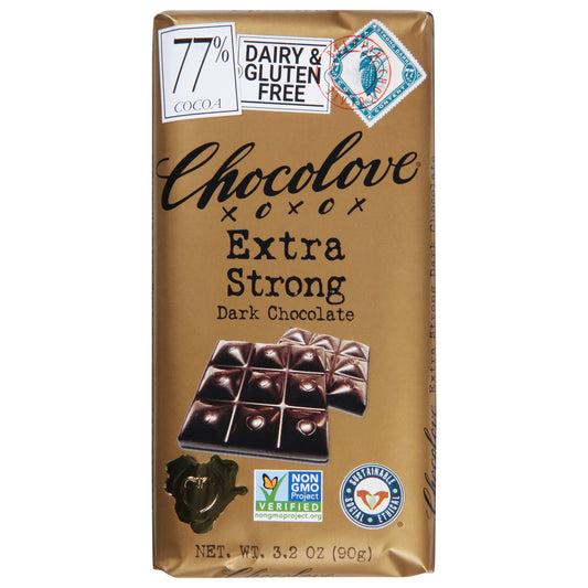 Chocolove Extra Strong Dark Chocolate 3.2 oz