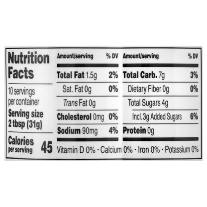 Briannas Organic Apple Cider Vinaigrette Dressing 10 oz