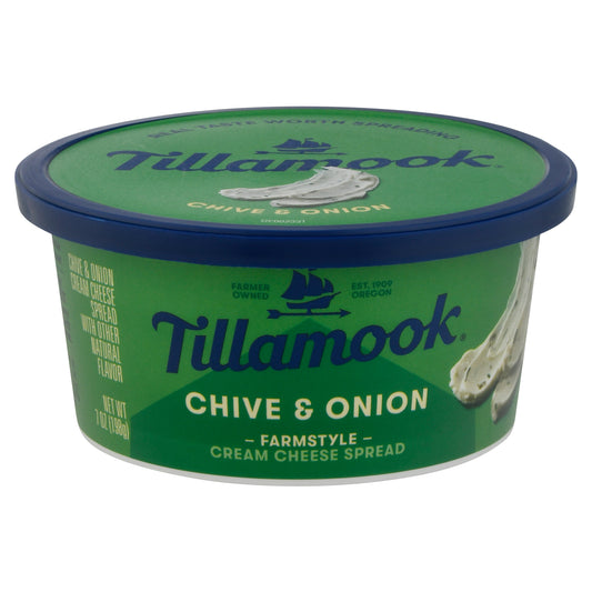 Tillamook Farmstyle Chive & Onion Cream Cheese Spread 7 oz