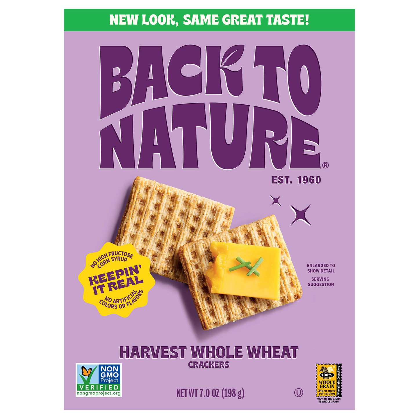 Back to Nature Harvest Whole Wheat Crackers