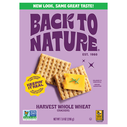 Back to Nature Harvest Whole Wheat Crackers