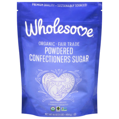 Wholesome Organic Powdered Confectioners Sugar 16 oz