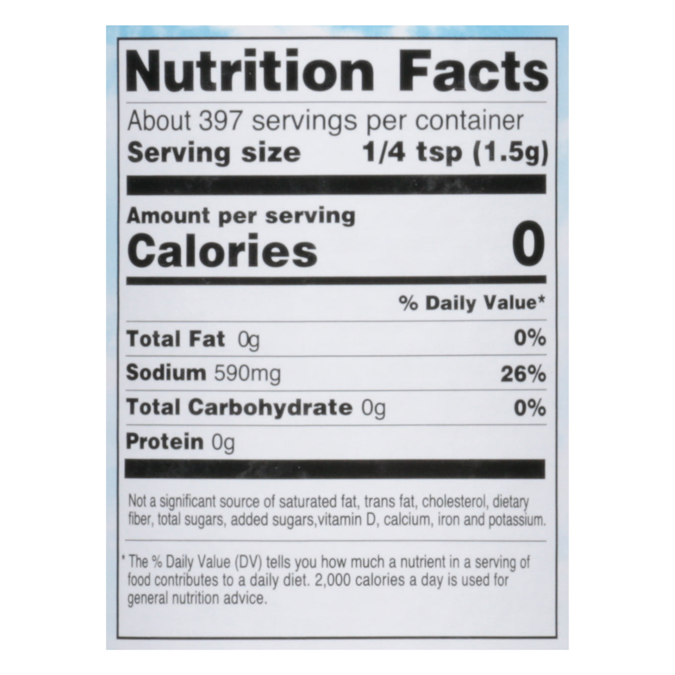 Hain Pure Foods Sea Salt 21 oz