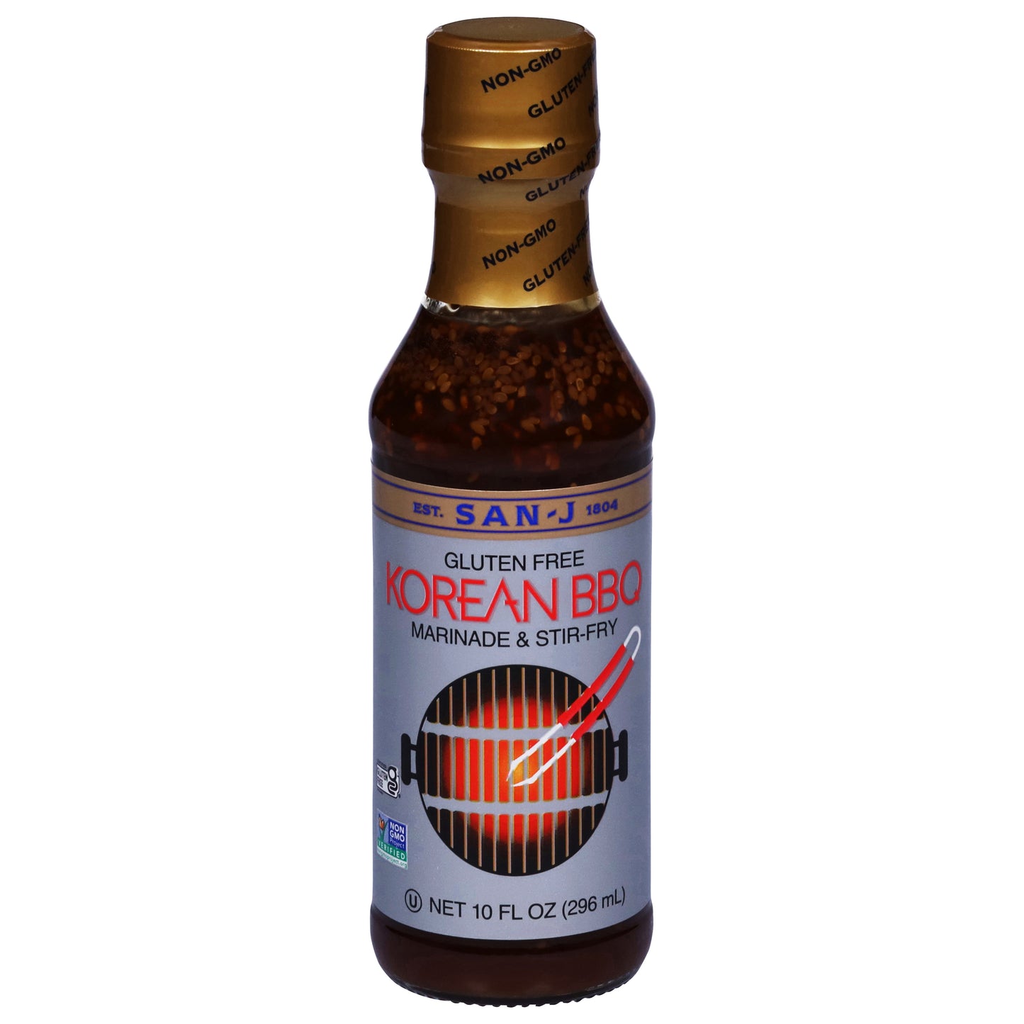 San-J Gluten Free Korean BBQ Marinade & Stir-Fry 10 fl oz
