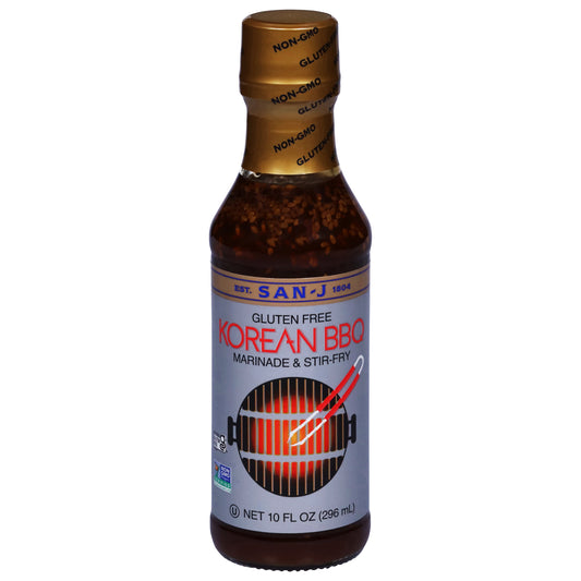 San-J Gluten Free Korean BBQ Marinade & Stir-Fry 10 fl oz