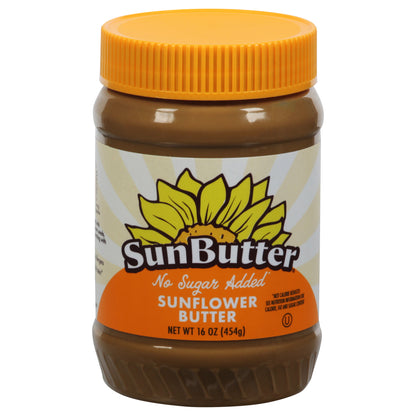 SunButter No Sugar Added Sunflower Butter 16 oz