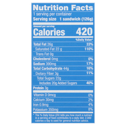 Cosmic Bliss Madagascan Vanilla Frozen Dessert Sandwich 5.25 fl oz