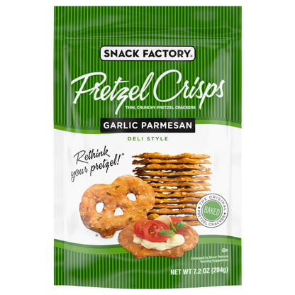 Snack Factory Deli Style Garlic Parmesan Pretzel Crisps 7.2 oz