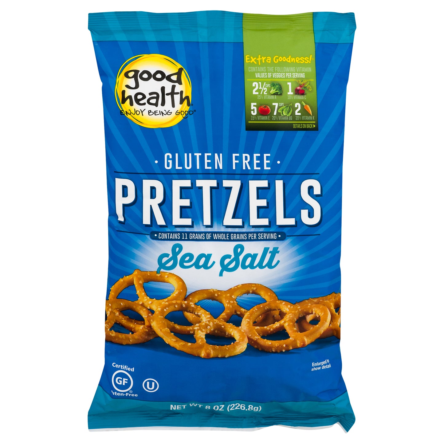 Good Health Gluten Free Sea Salted Pretzels 8 oz
