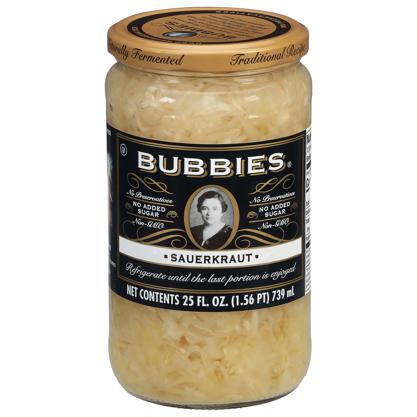 Bubbies Sauerkraut 25 fl oz