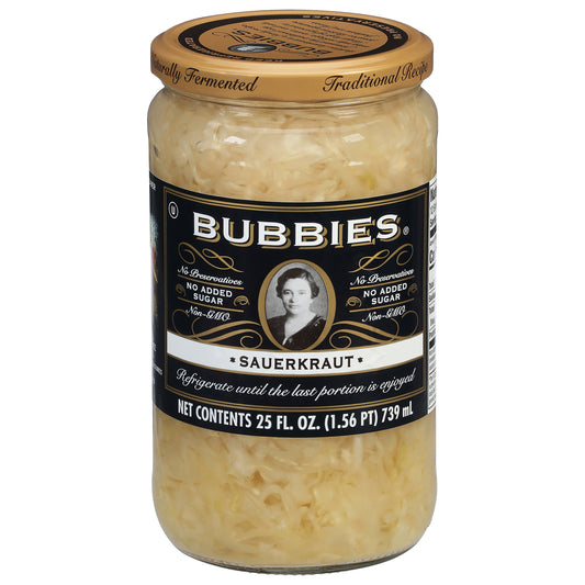 Bubbies Sauerkraut 25 fl oz