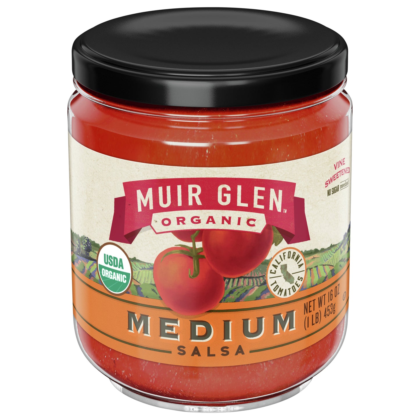 Muir Glen USDA Certified Organic Medium Salsa, 16 oz
