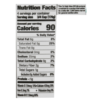 So Delicious Dairy Free Coconutmilk Unsweetened Yogurt Alternative 24 oz