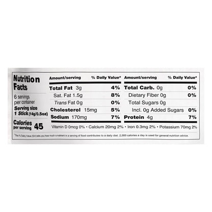 CHOMPLINGS Grass-Fed and Finished Original Mini Beef Meat Sticks, 6 Count