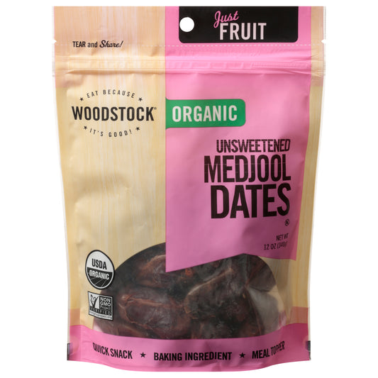 Woodstock Unsweetened Majdool Dates 12 oz