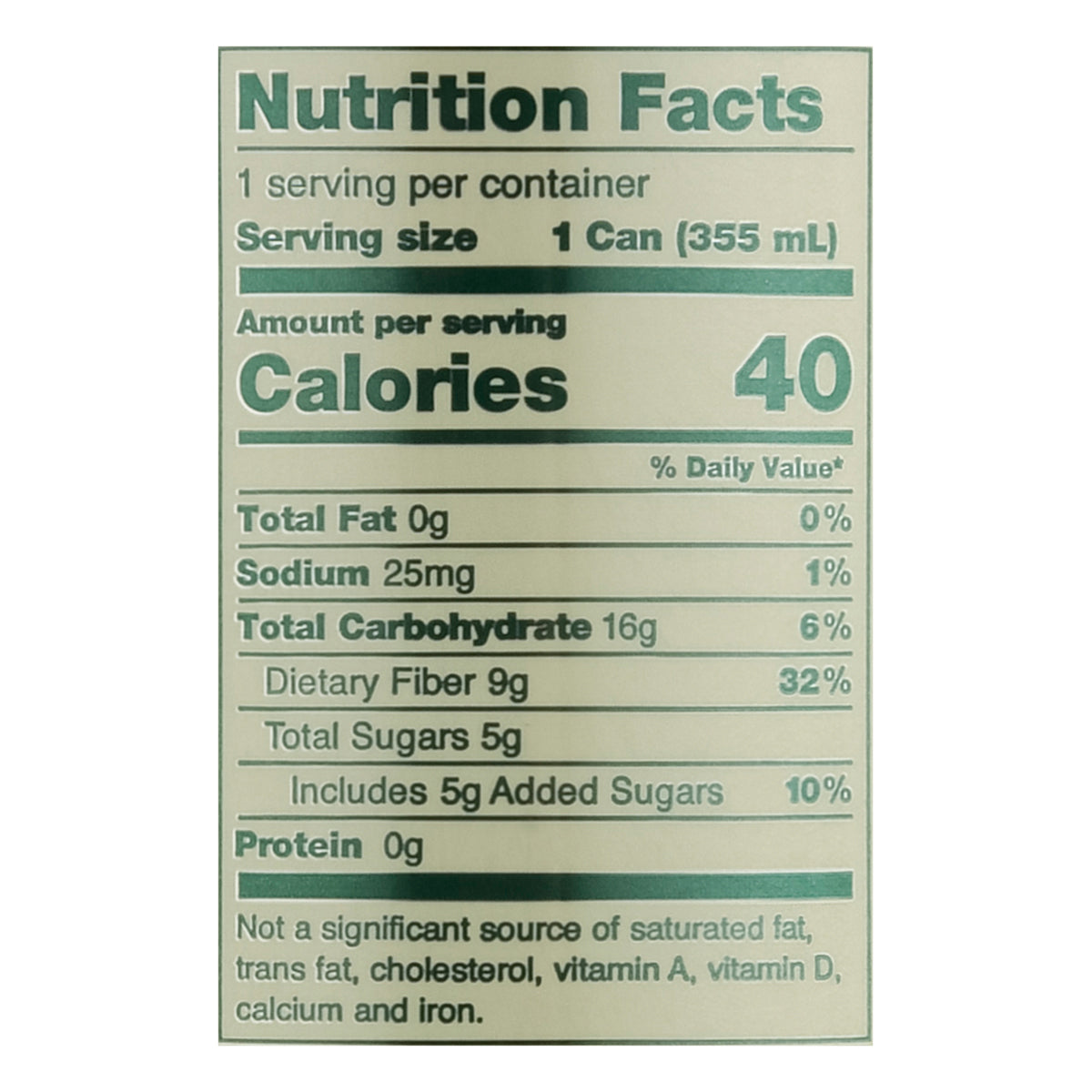 Olipop Watermelon Lime Soda 12 fl oz